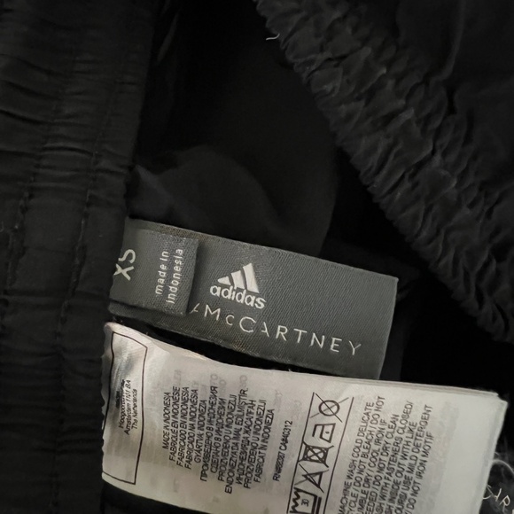 adidas by Stella McCartney Grey Recycled Nylon Sport Pants Joggers XS - Picture 2 of 7